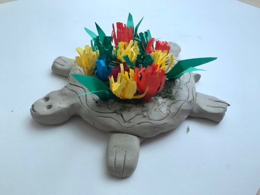 Ateliers parentalité à Lille : Argile: Modèle ta tortue-jardin ! (3-8ans)