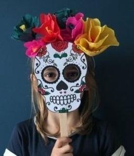 Ateliers parentalité à Lille : Atelier Spécial Halloween : Création de masque Dia de los Muertos (à partir de 4 ans)