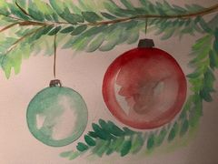 Ateliers parentalité à Lille : Atelier parent-enfant : Aquarelle de Noël (à partir de 5 ans)